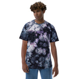 Bemeir Milky Way Embroidered Oversized tie-dye t-shirt