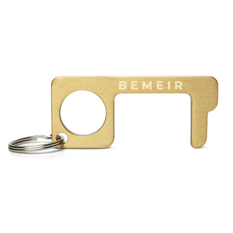 Bemeir Germaphobe Edition - Engraved Brass Touch Tool