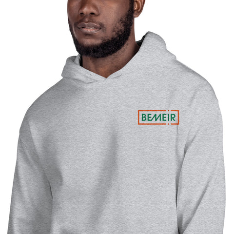 Sport Grey Hoodie w/ Orange Green Bemeir Logo