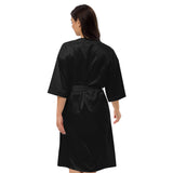 Bemeir Kimono Style Embroidered Satin Robe