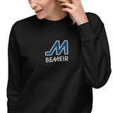 Bemeir M Embroidered Unisex Premium Sweatshirt